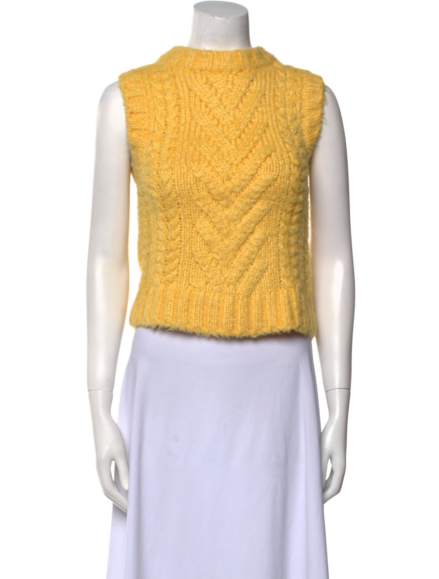 Cecilie Bahnsen Silk Mock Neck Sweater