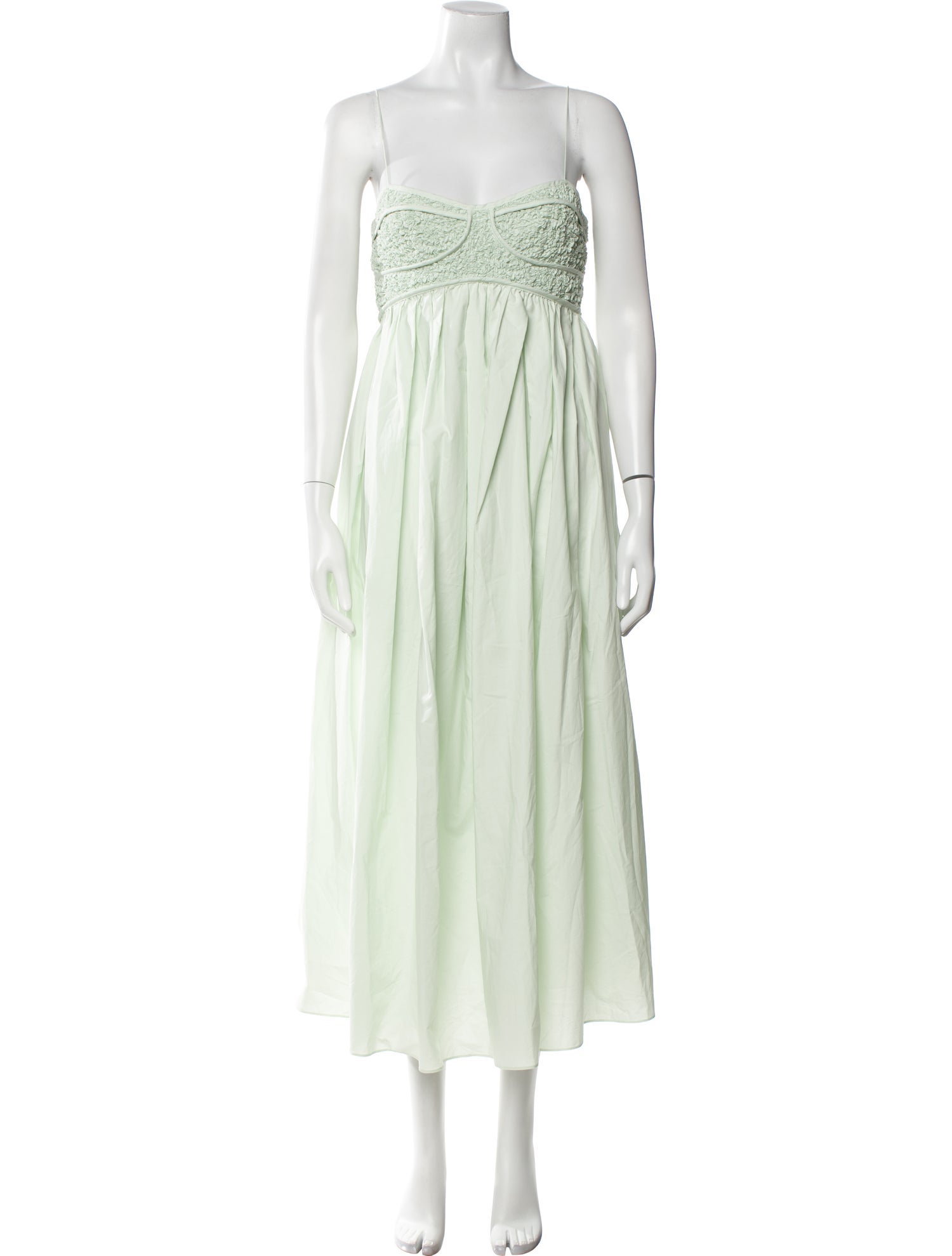 Cecilie Bahnsen Strapless Midi Length Dress