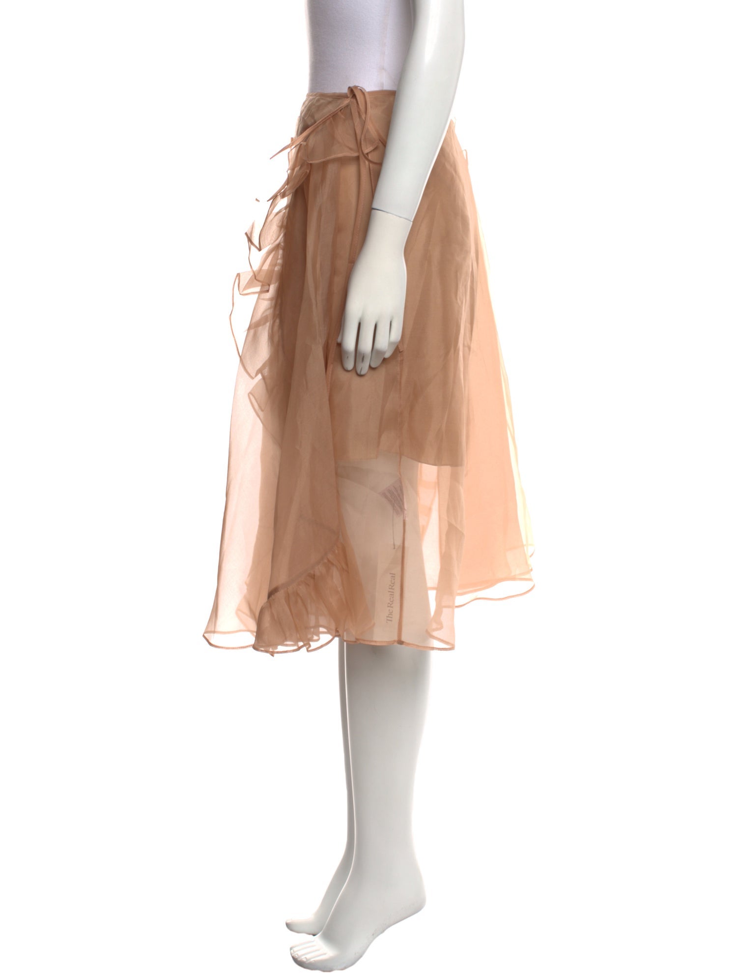 Cecilie Bahnsen Silk Midi Length Skirt w/ Tags