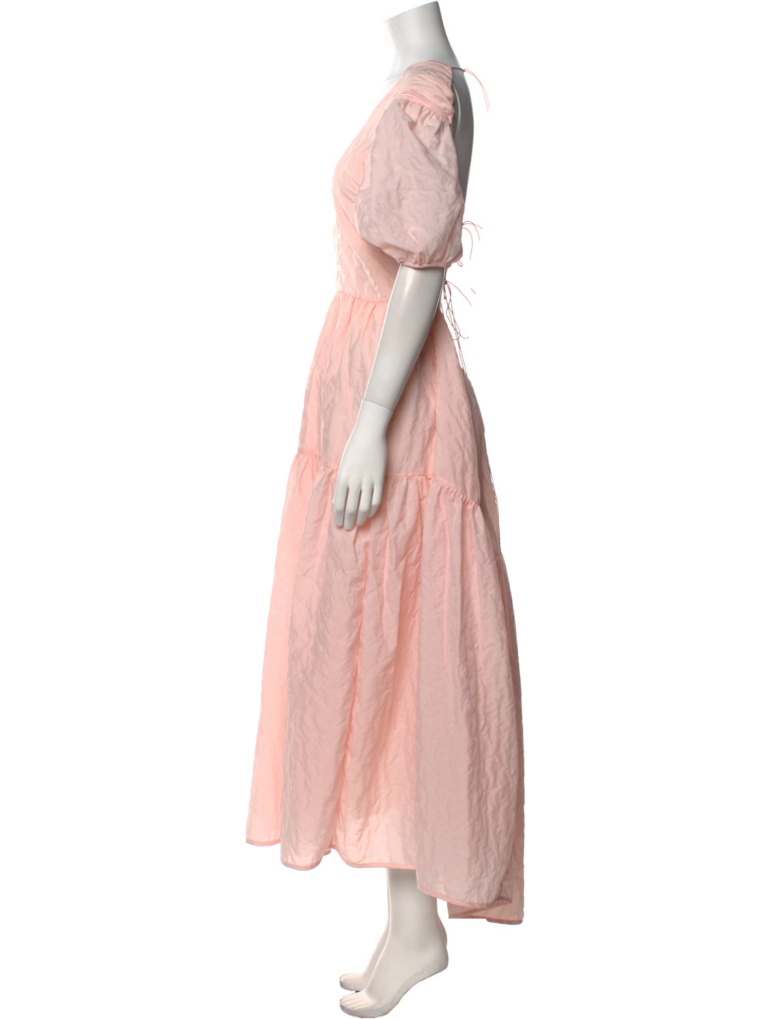 Cecilie Bahnsen Scoop Neck Long Dress