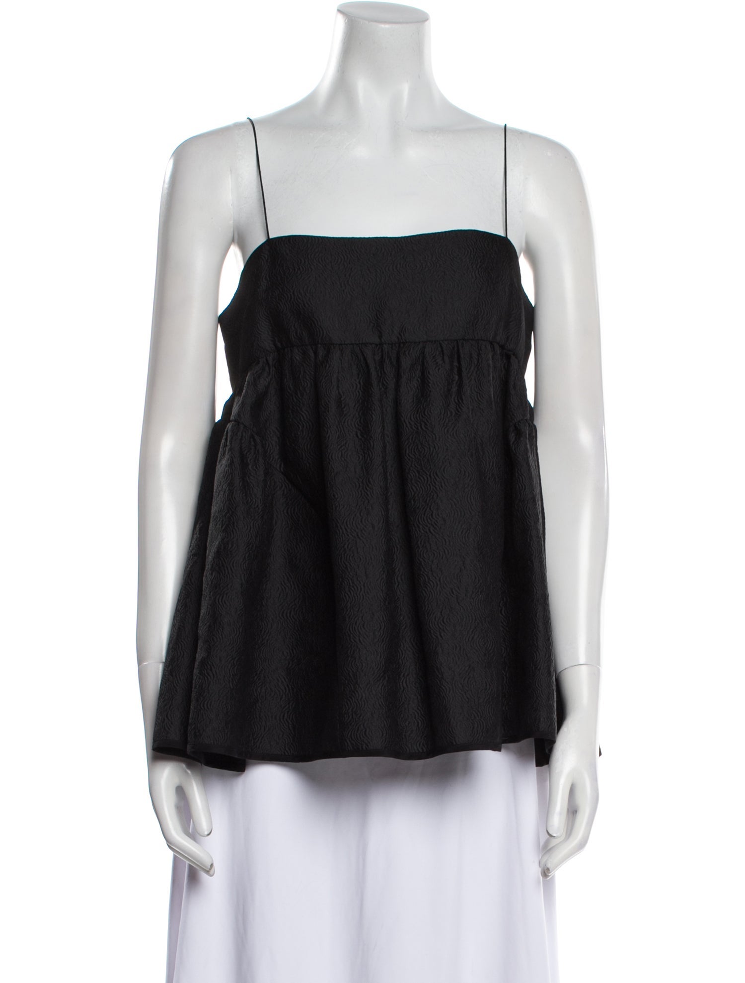 Cecilie Bahnsen Square Neckline Sleeveless Top