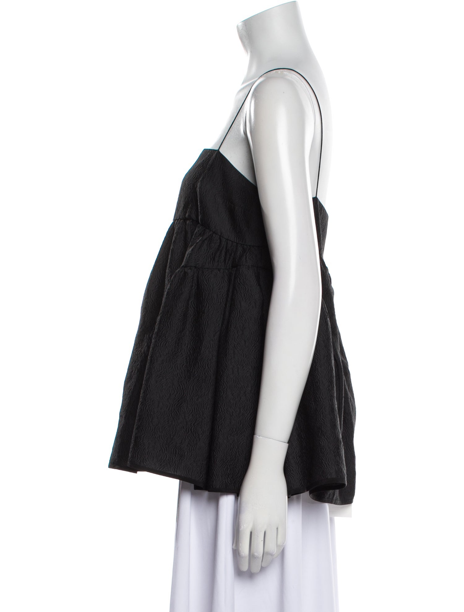 Cecilie Bahnsen Square Neckline Sleeveless Top