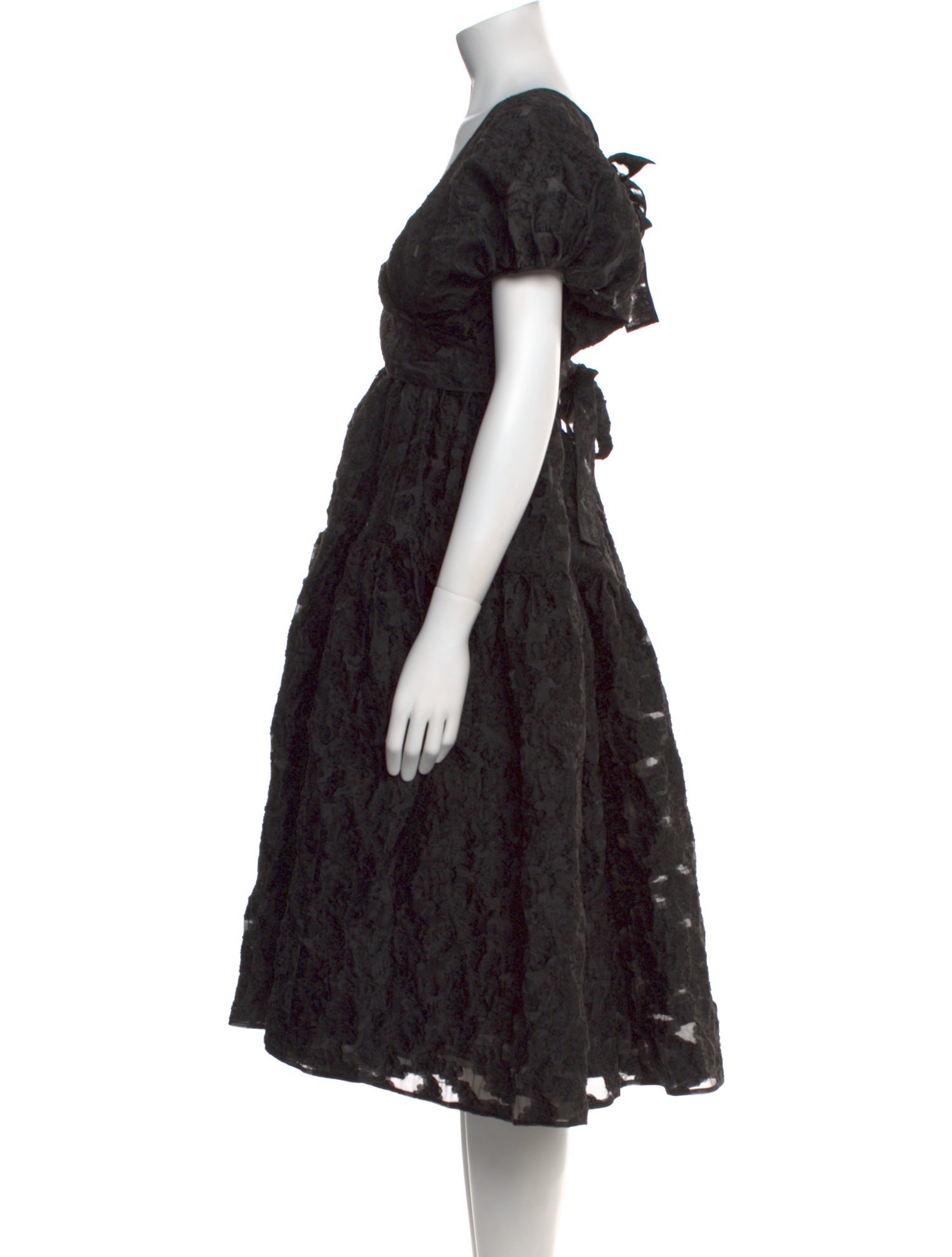 Cecilie Bahnsen Animal Print Midi Length Dress