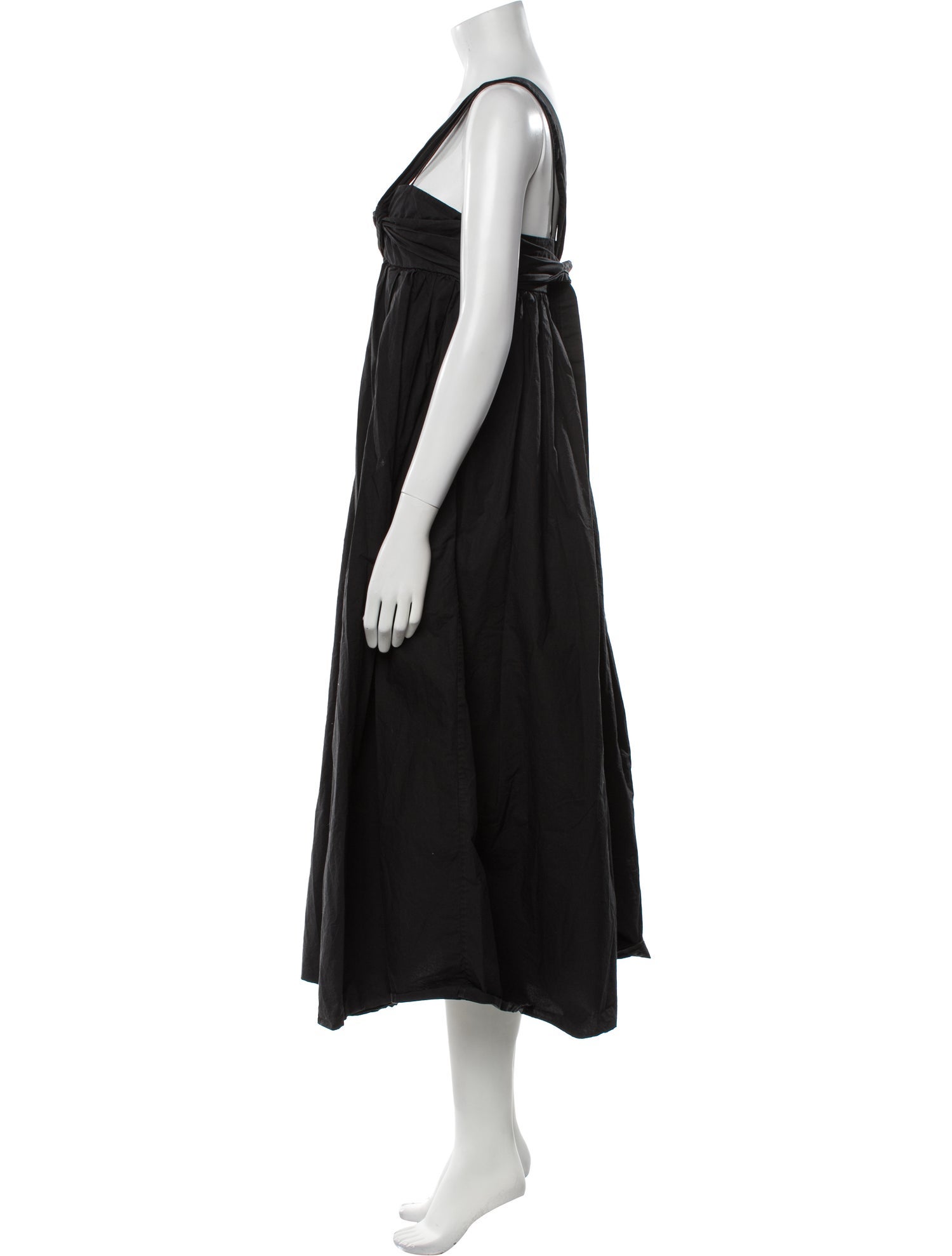 Cecilie Bahnsen Square Neckline Midi Length Dress