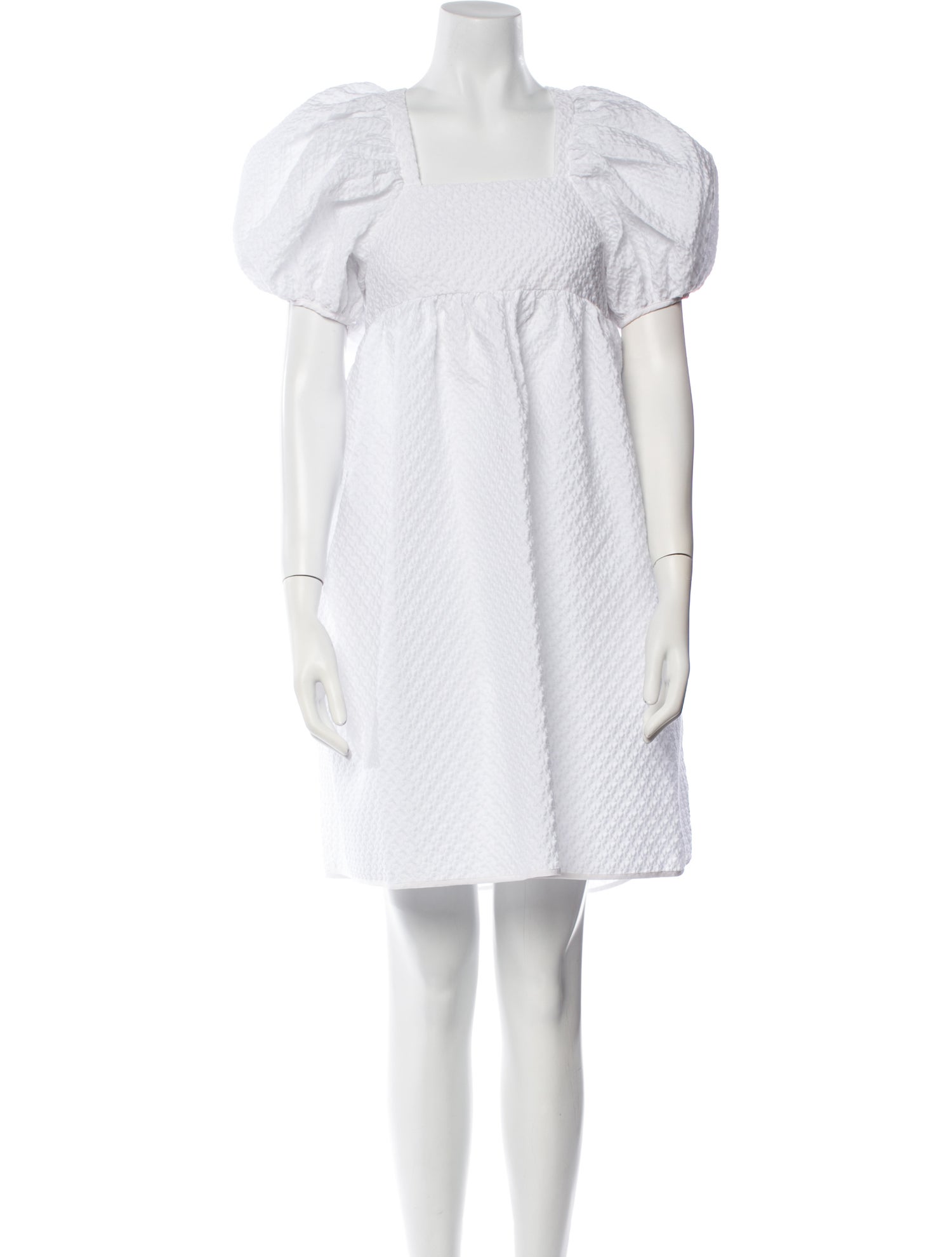 Cecilie Bahnsen Square Neckline Knee-Length Dress