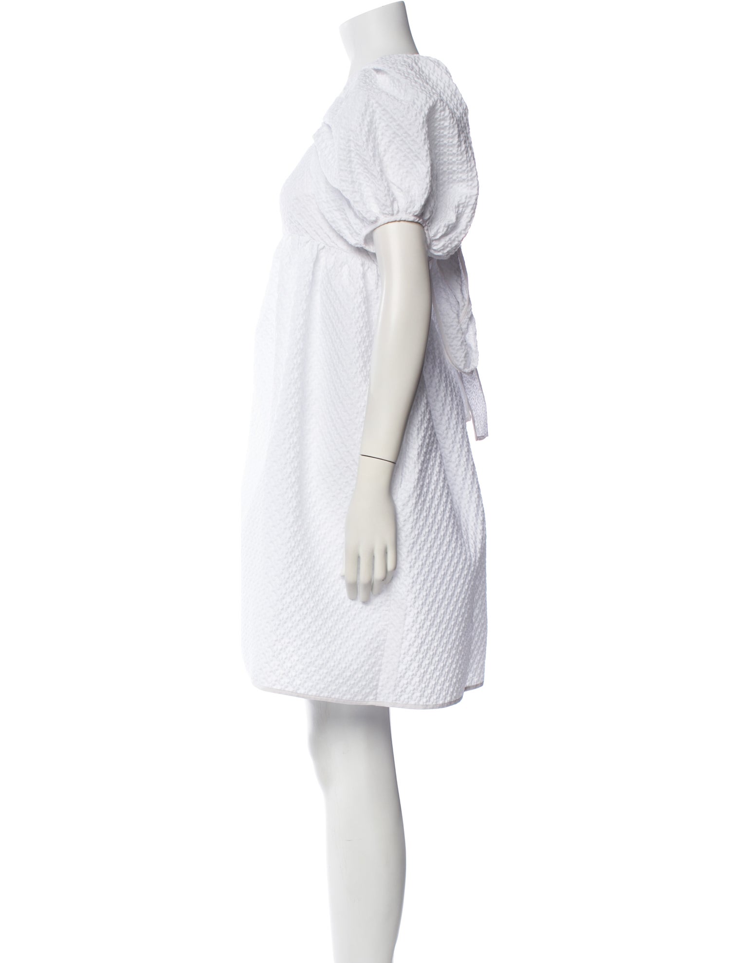 Cecilie Bahnsen Square Neckline Knee-Length Dress