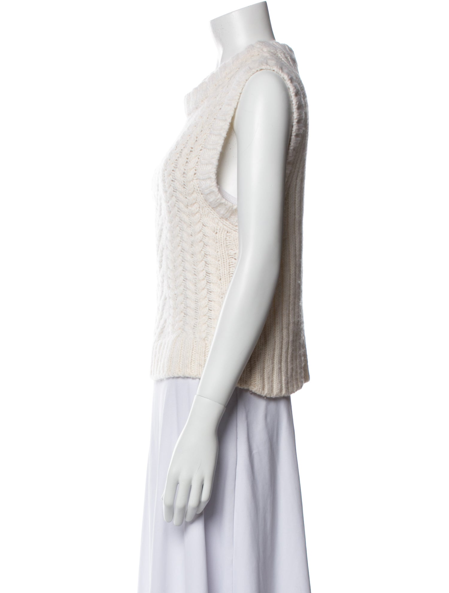 Cecilie Bahnsen Merino Wool Crew Neck Sweater