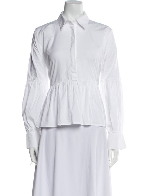 Cecilie Bahnsen Long Sleeve Button-Up Top