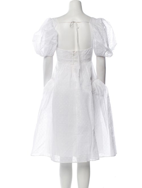 Cecilie Bahnsen Square Neckline Knee-Length Dress