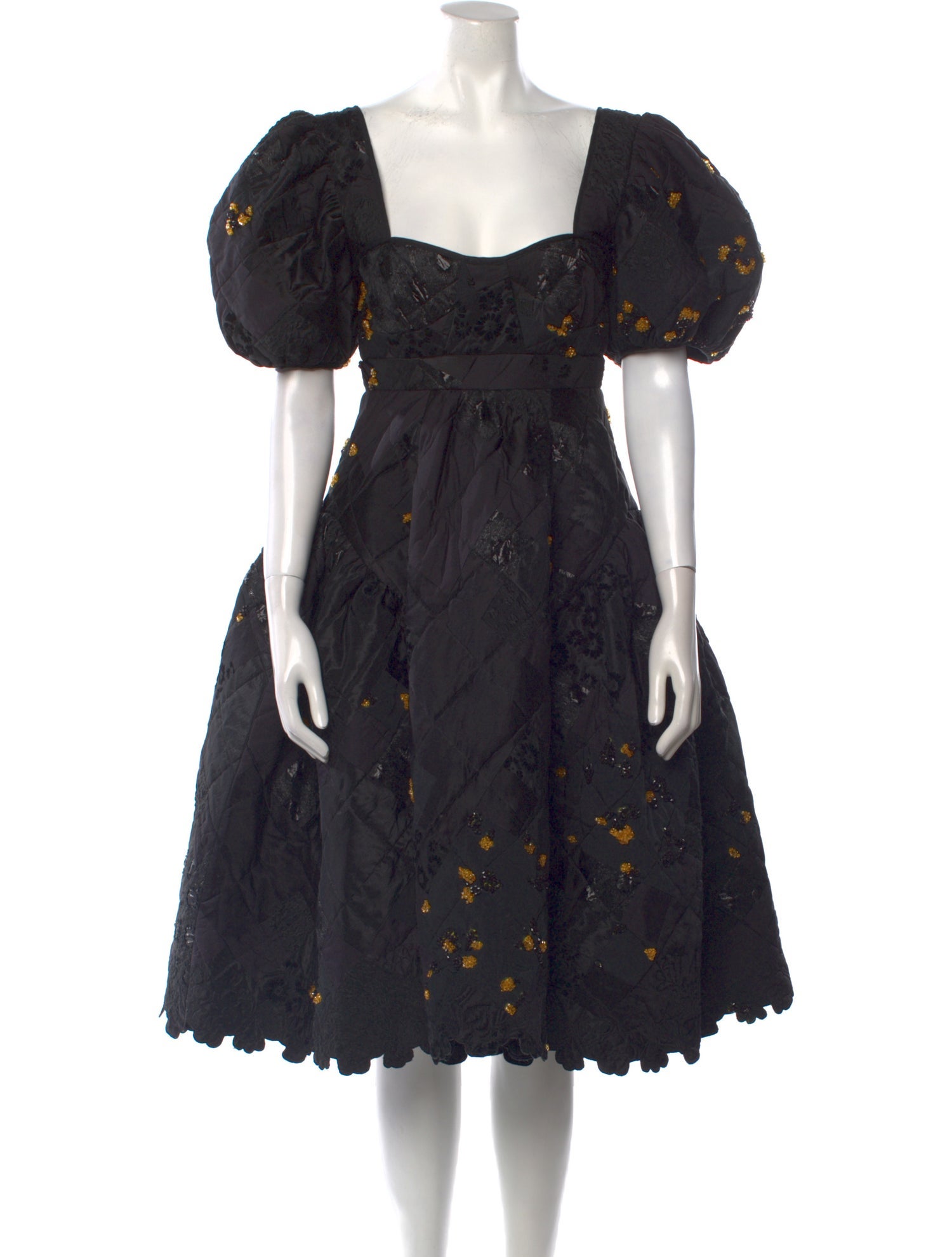 Cecilie Bahnsen Lace Pattern Midi Length Dress