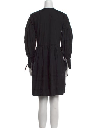 Cecilie Bahnsen V-Neck Knee-Length Dress