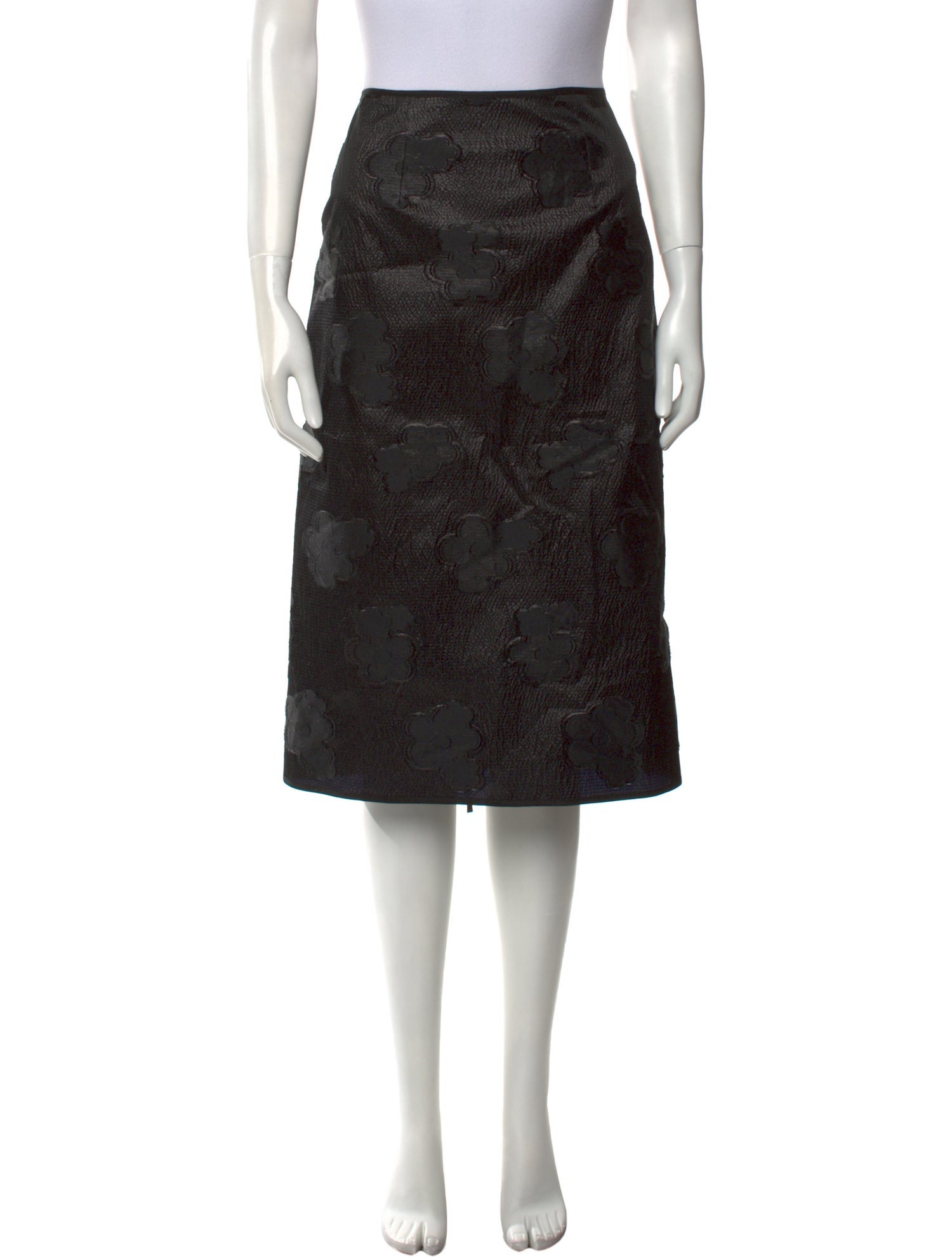 Cecilie Bahnsen Floral Print Knee-Length Skirt