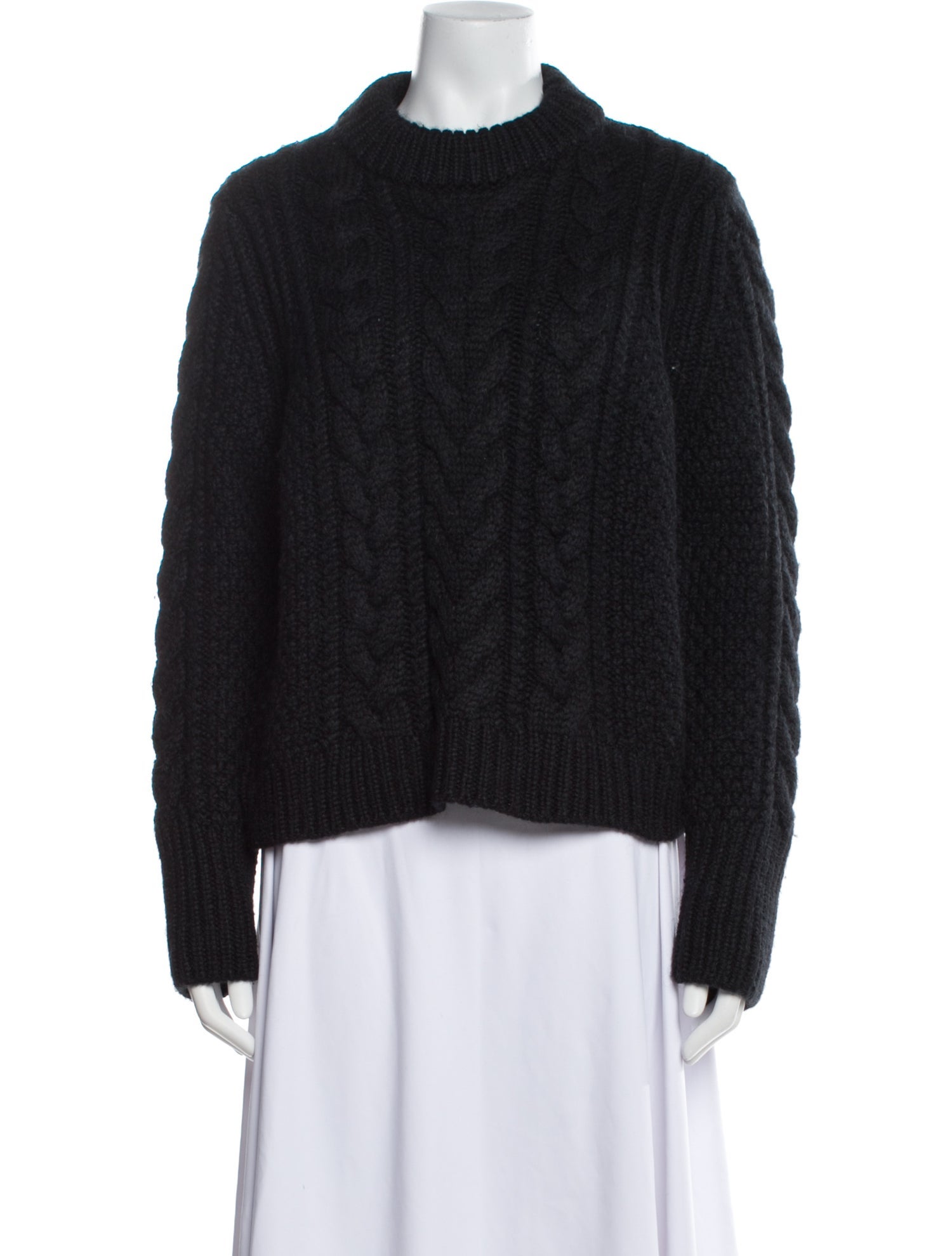 Cecilie Bahnsen Wool Mock Neck Sweater