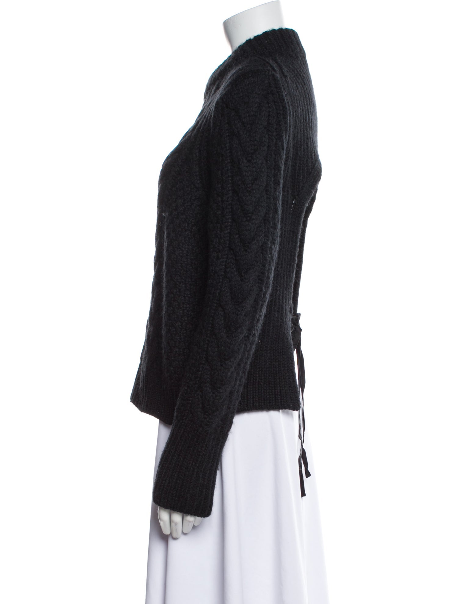Cecilie Bahnsen Wool Mock Neck Sweater