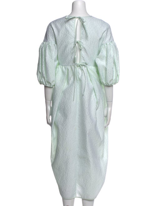 Cecilie Bahnsen Crew Neck Long Dress