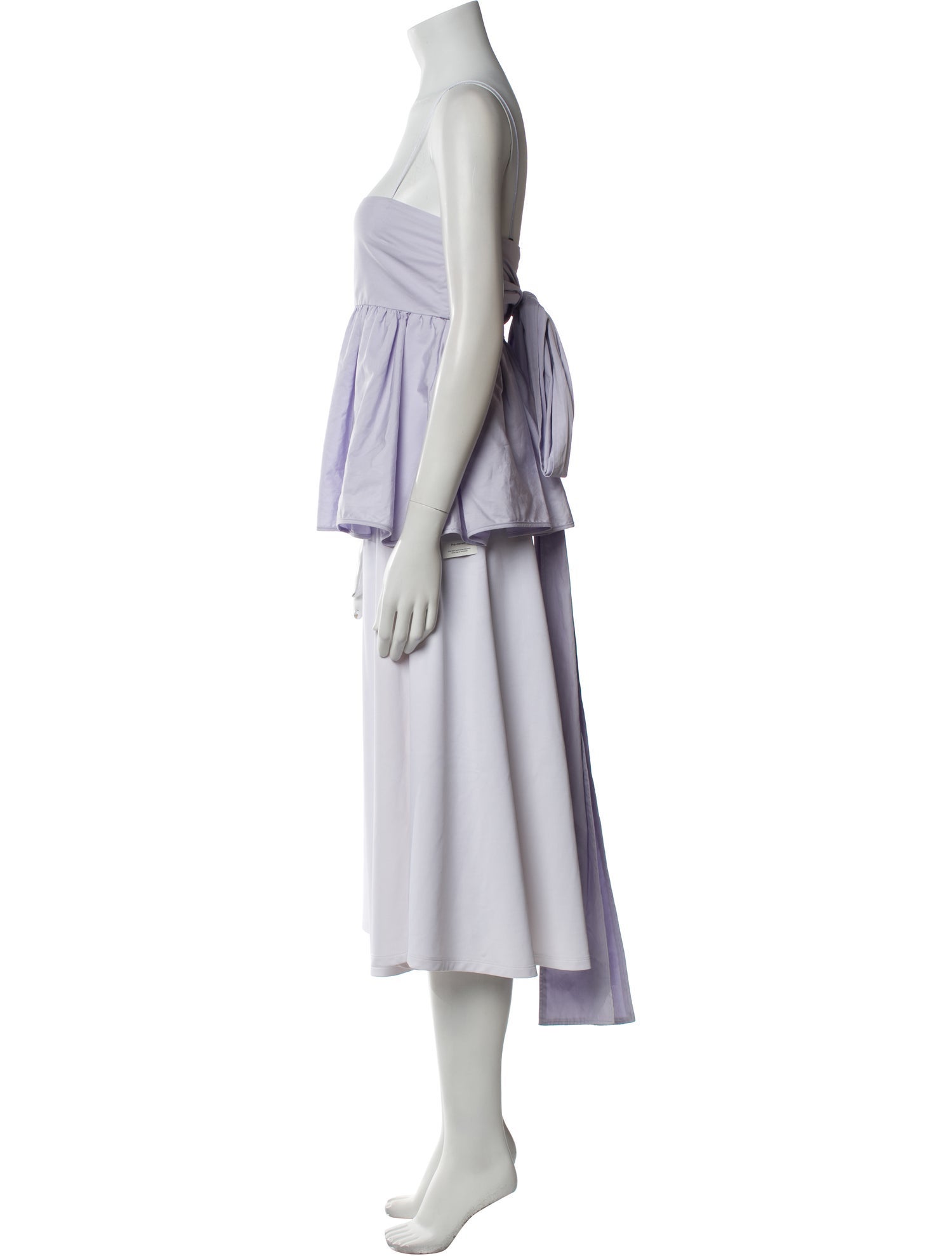 Cecilie Bahnsen Square Neckline Sleeveless Tunic