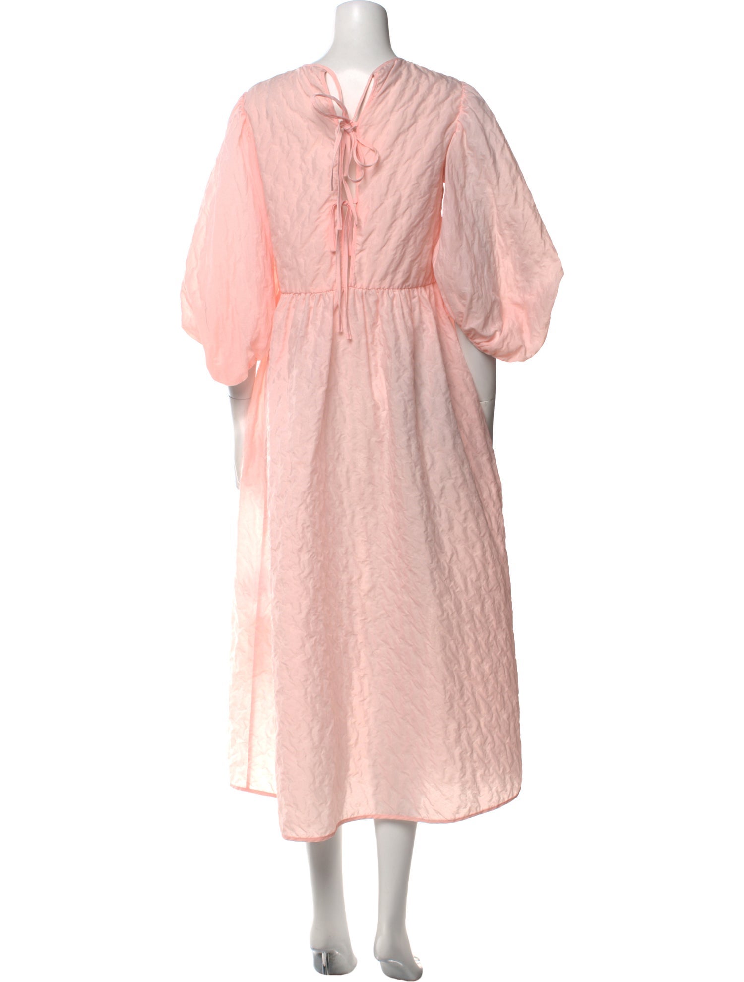 Cecilie Bahnsen Crew Neck Midi Length Dress