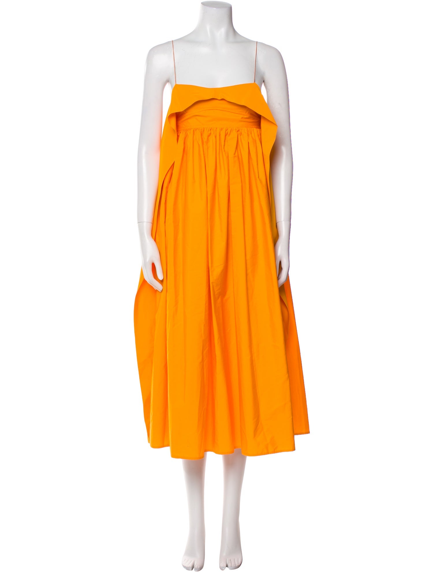 Cecilie Bahnsen Square Neckline Long Dress