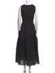 Cecilie Bahnsen Crew Neck Long Dress