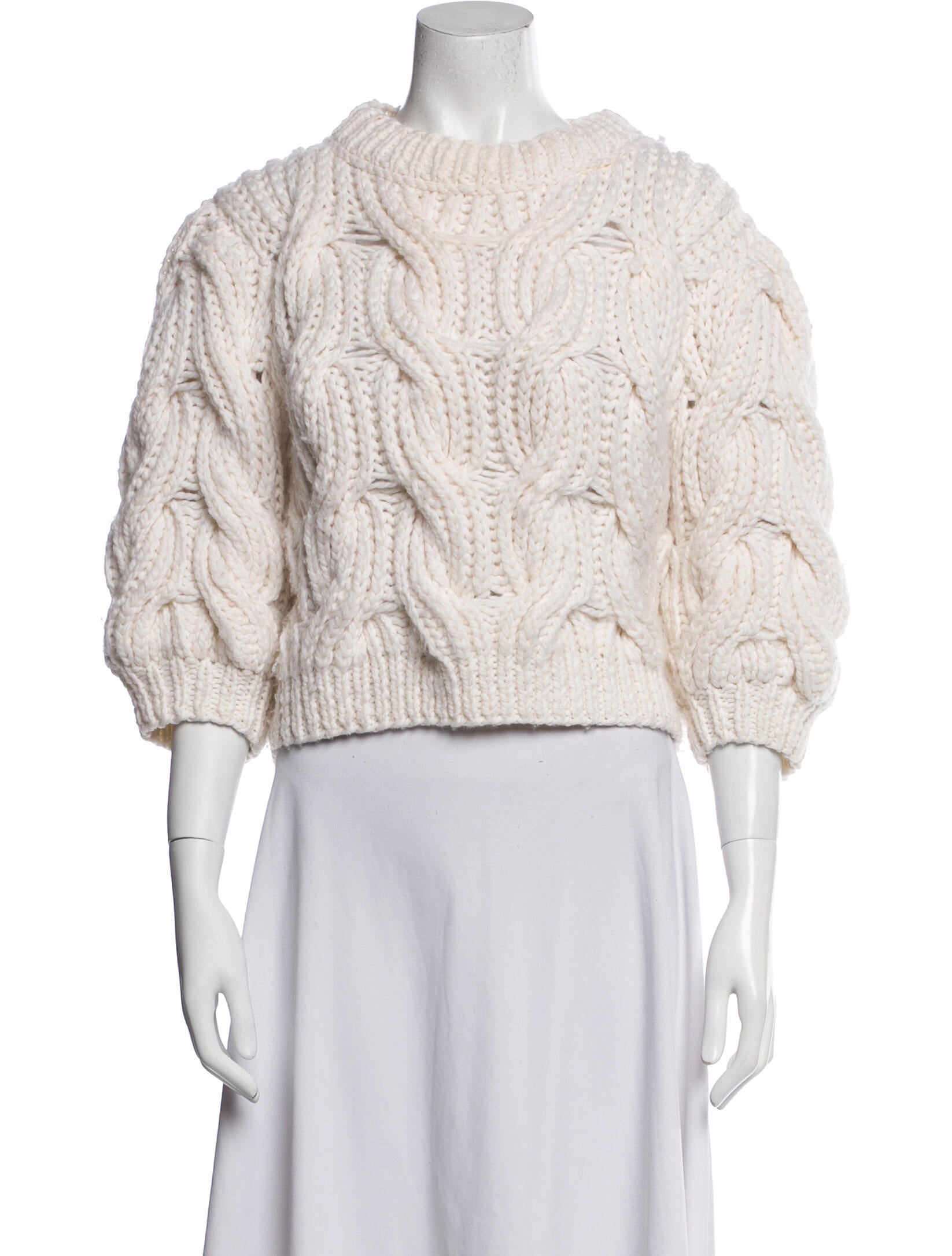 Cecilie Bahnsen Wool Crew Neck Sweater