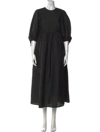 Cecilie Bahnsen Crew Neck Midi Length Dress