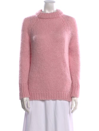 Cecilie Bahnsen Mohair Mock Neck Sweater