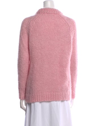 Cecilie Bahnsen Mohair Mock Neck Sweater