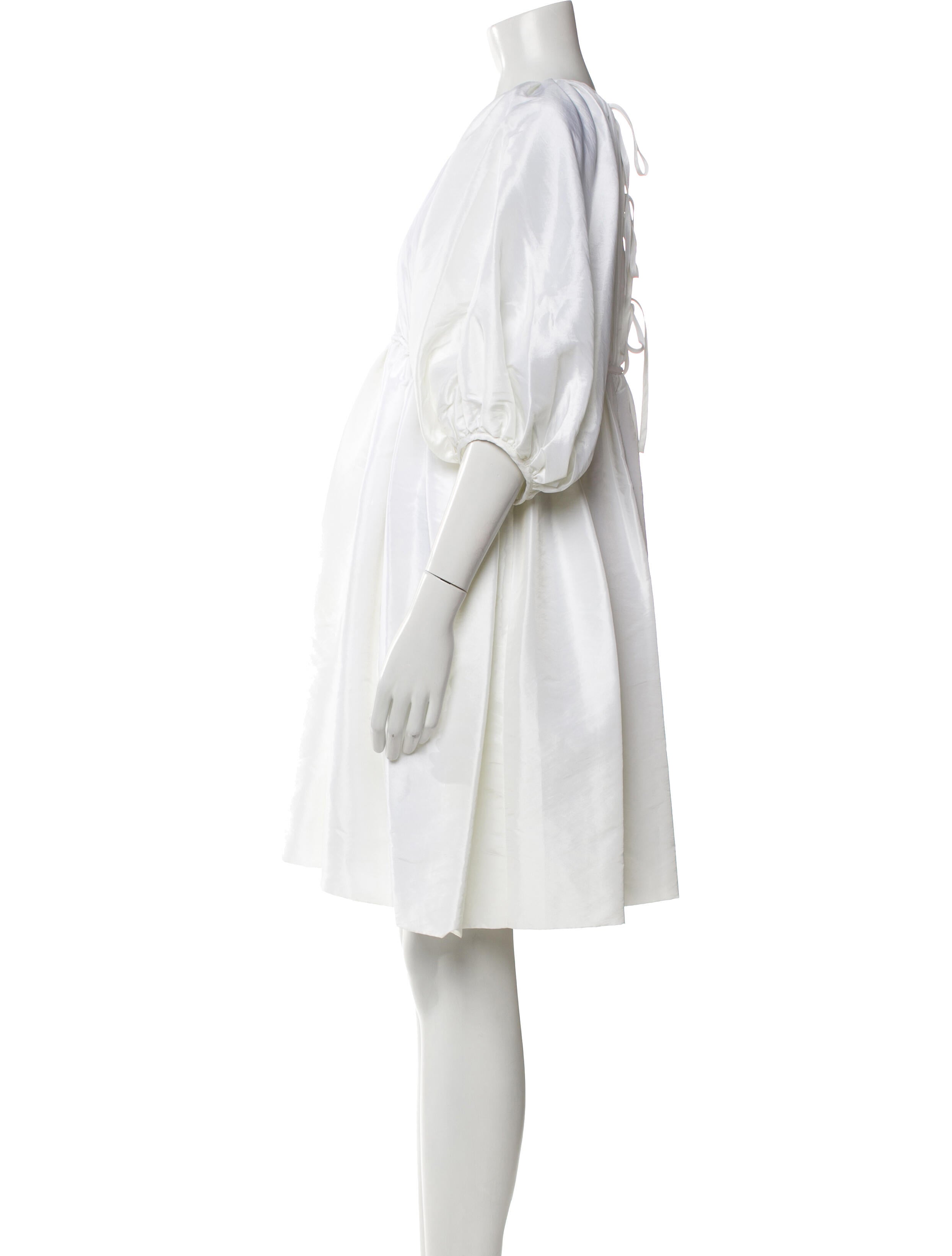 Cecilie Bahnsen Crew Neck Knee-Length Dress