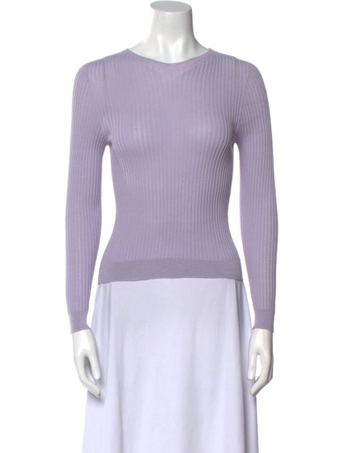 Cecilie Bahnsen Scoop Neck Long Sleeve Top