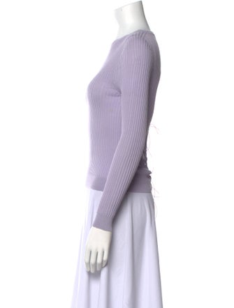 Cecilie Bahnsen Scoop Neck Long Sleeve Top