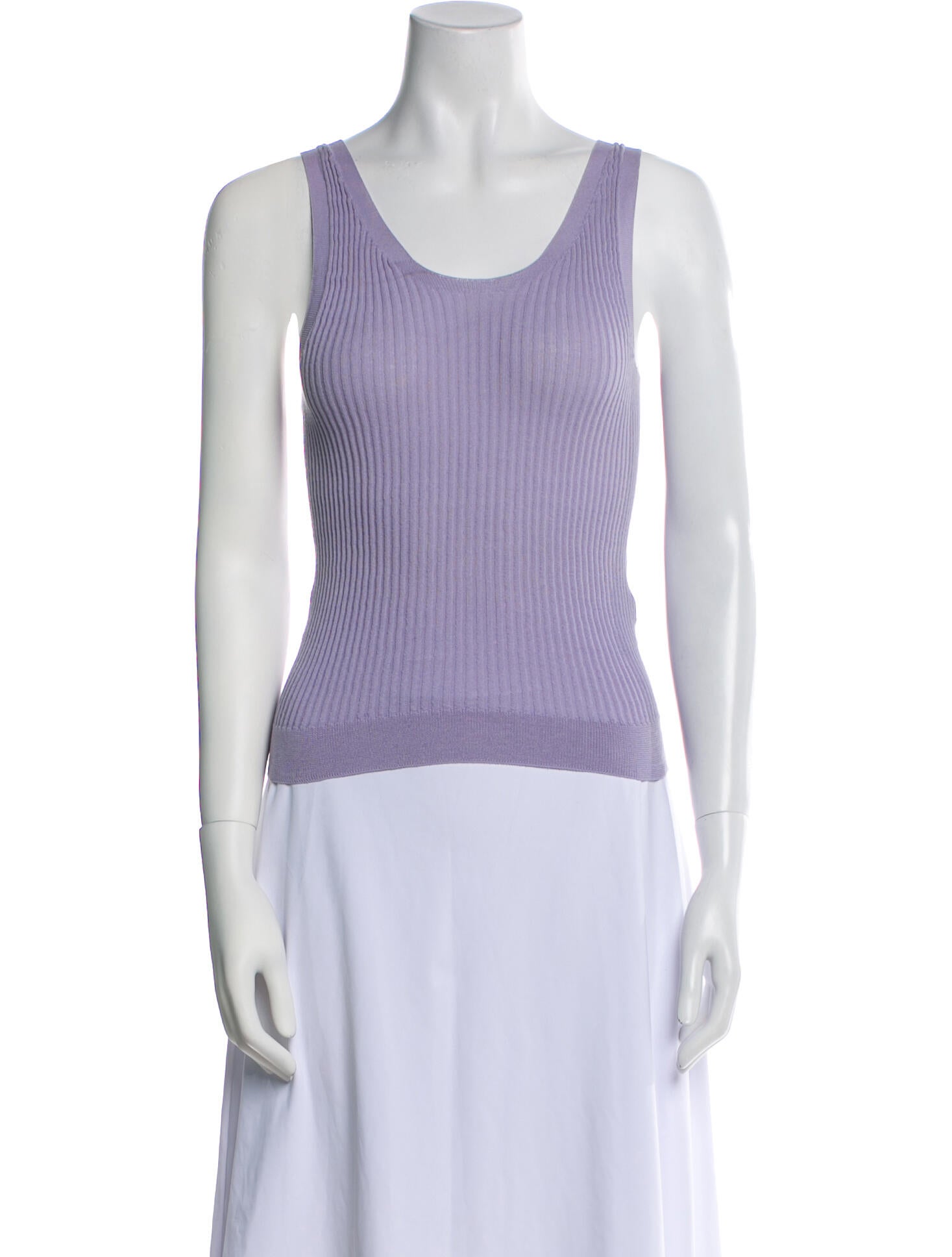 Cecilie Bahnsen Scoop Neck Sleeveless Top