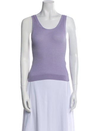 Cecilie Bahnsen Scoop Neck Sleeveless Top