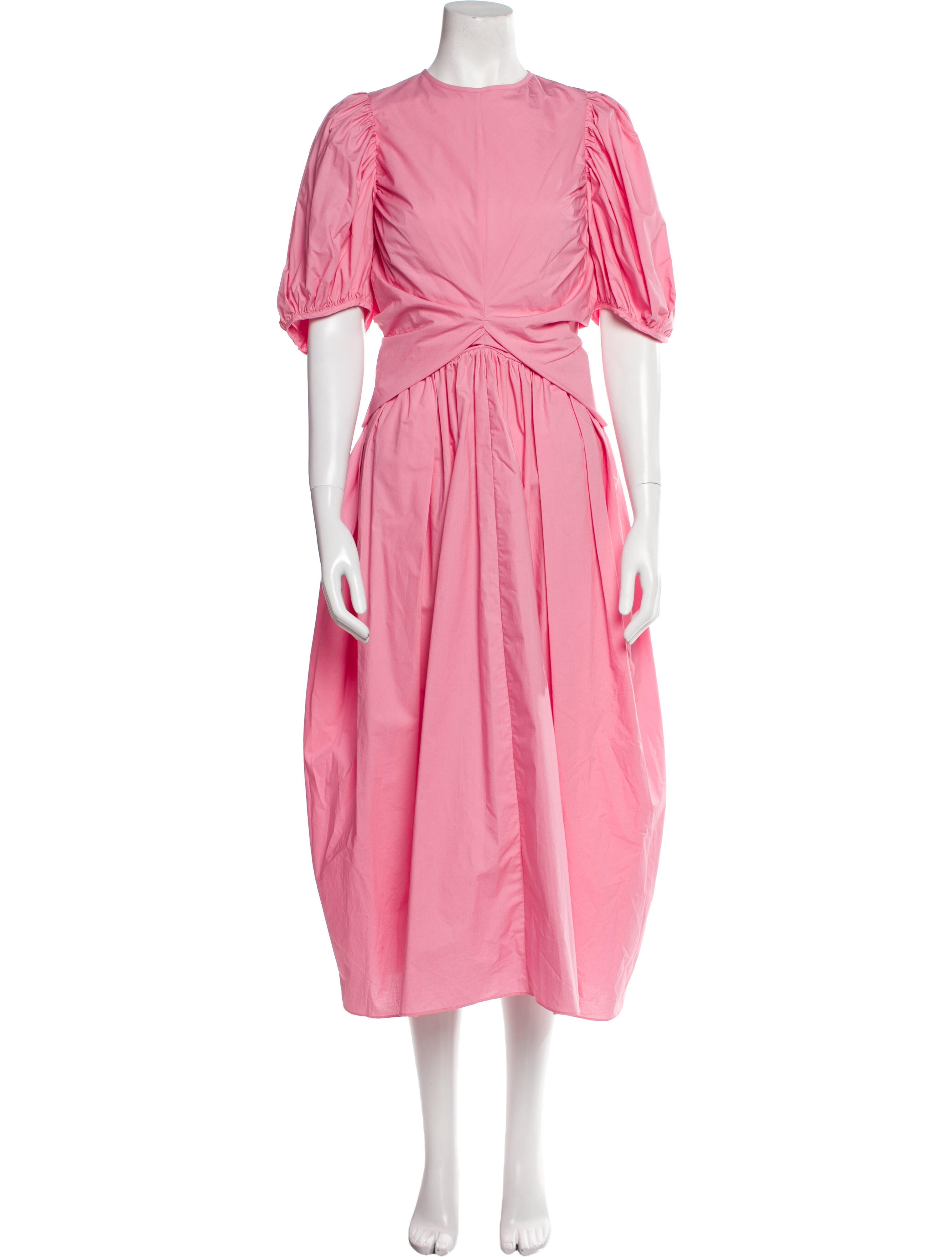 Cecilie Bahnsen Crew Neck Long Dress