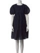 Cecilie Bahnsen Linen Knee-Length Dress