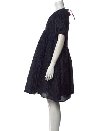 Cecilie Bahnsen Linen Knee-Length Dress