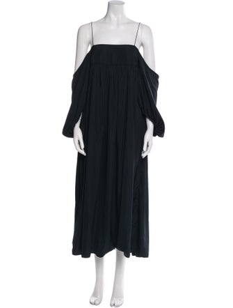Cecilie Bahnsen Square Neckline Long Dress
