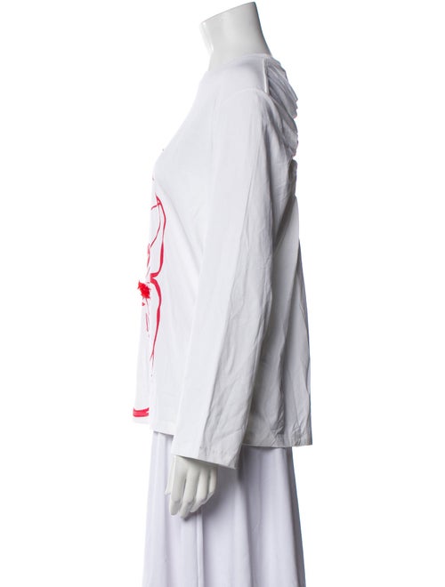 Cecilie Bahnsen Graphic Print Crew Neck Top