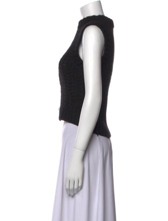 Cecilie Bahnsen Merino Wool Mock Neck Sweater