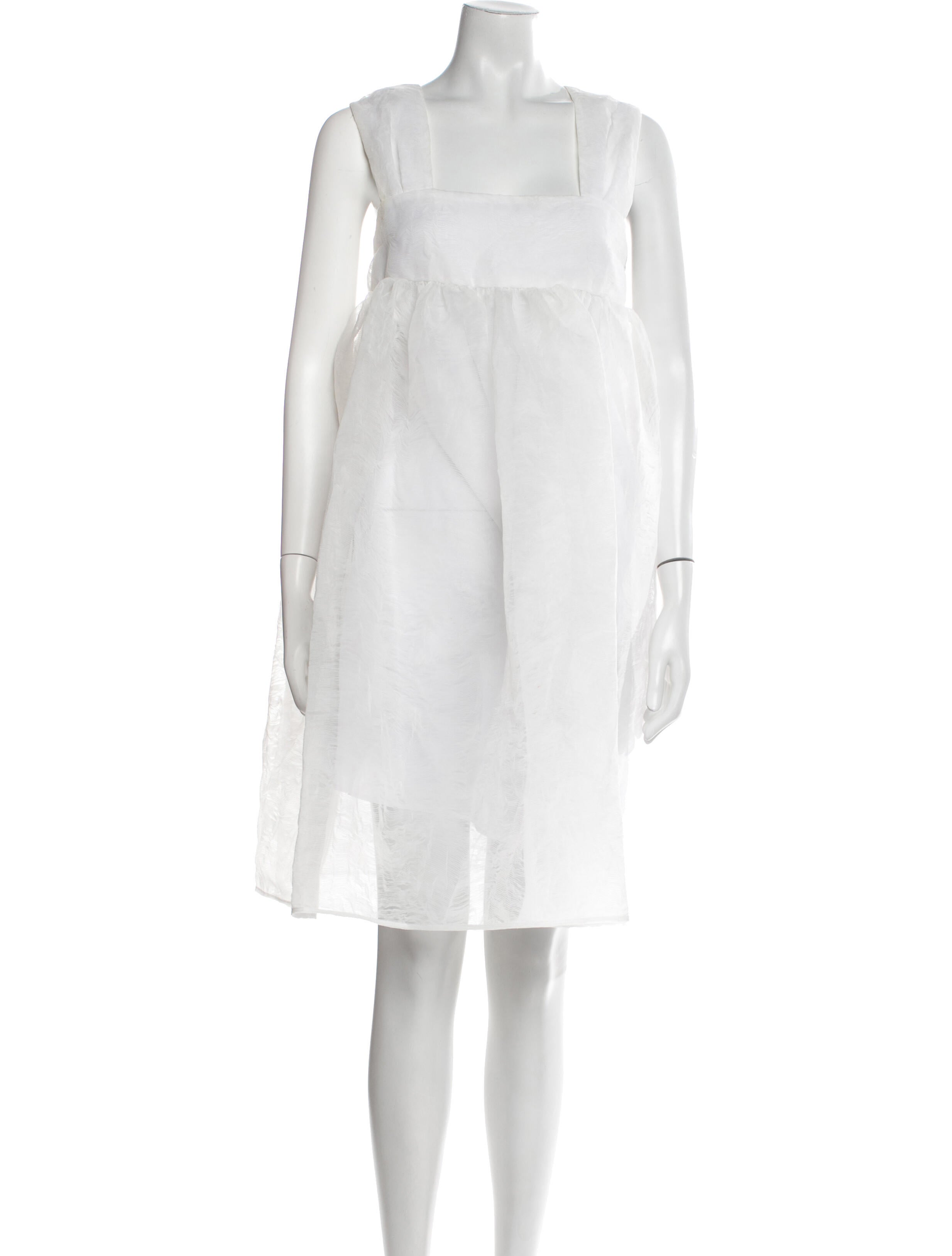 Cecilie Bahnsen Square Neckline Mini Dress