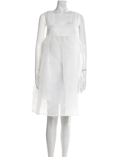 Cecilie Bahnsen Square Neckline Mini Dress