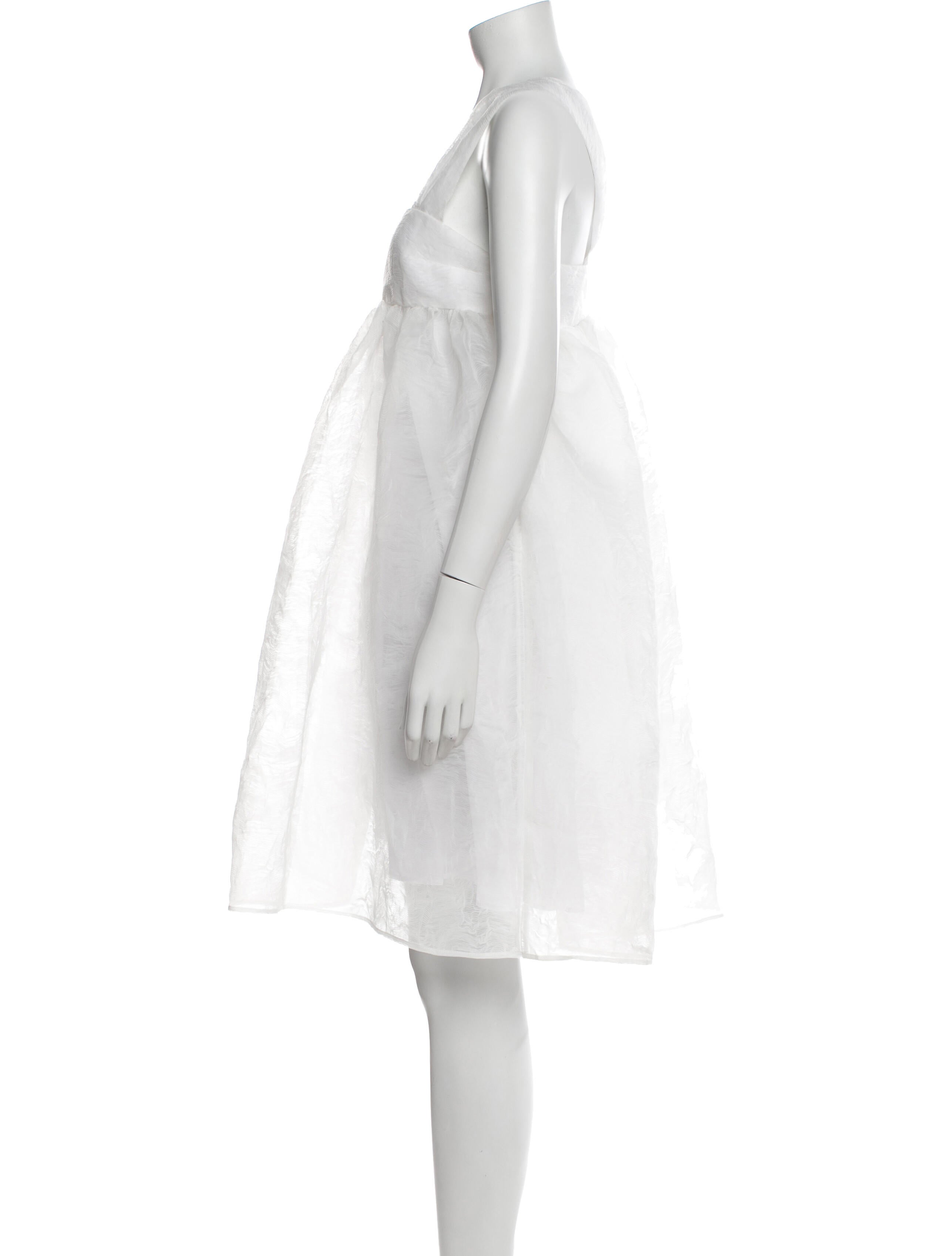 Cecilie Bahnsen Square Neckline Mini Dress