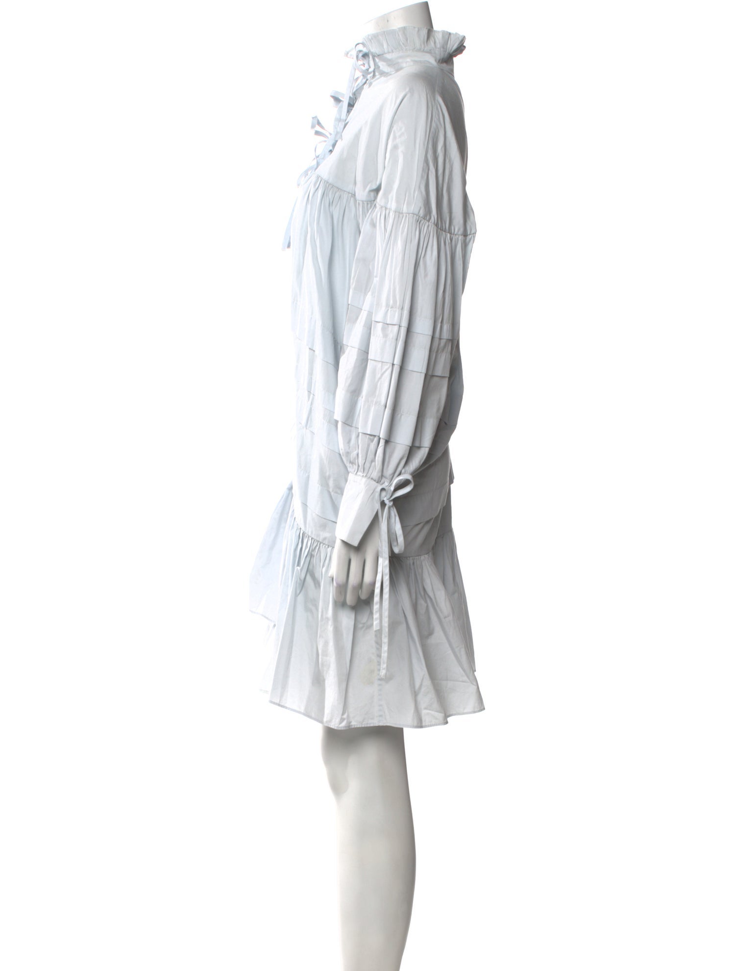 Cecilie Bahnsen Mock Neck Mini Dress