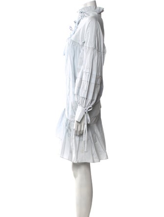 Cecilie Bahnsen Mock Neck Mini Dress