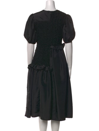 Cecilie Bahnsen Crew Neck Midi Length Dress