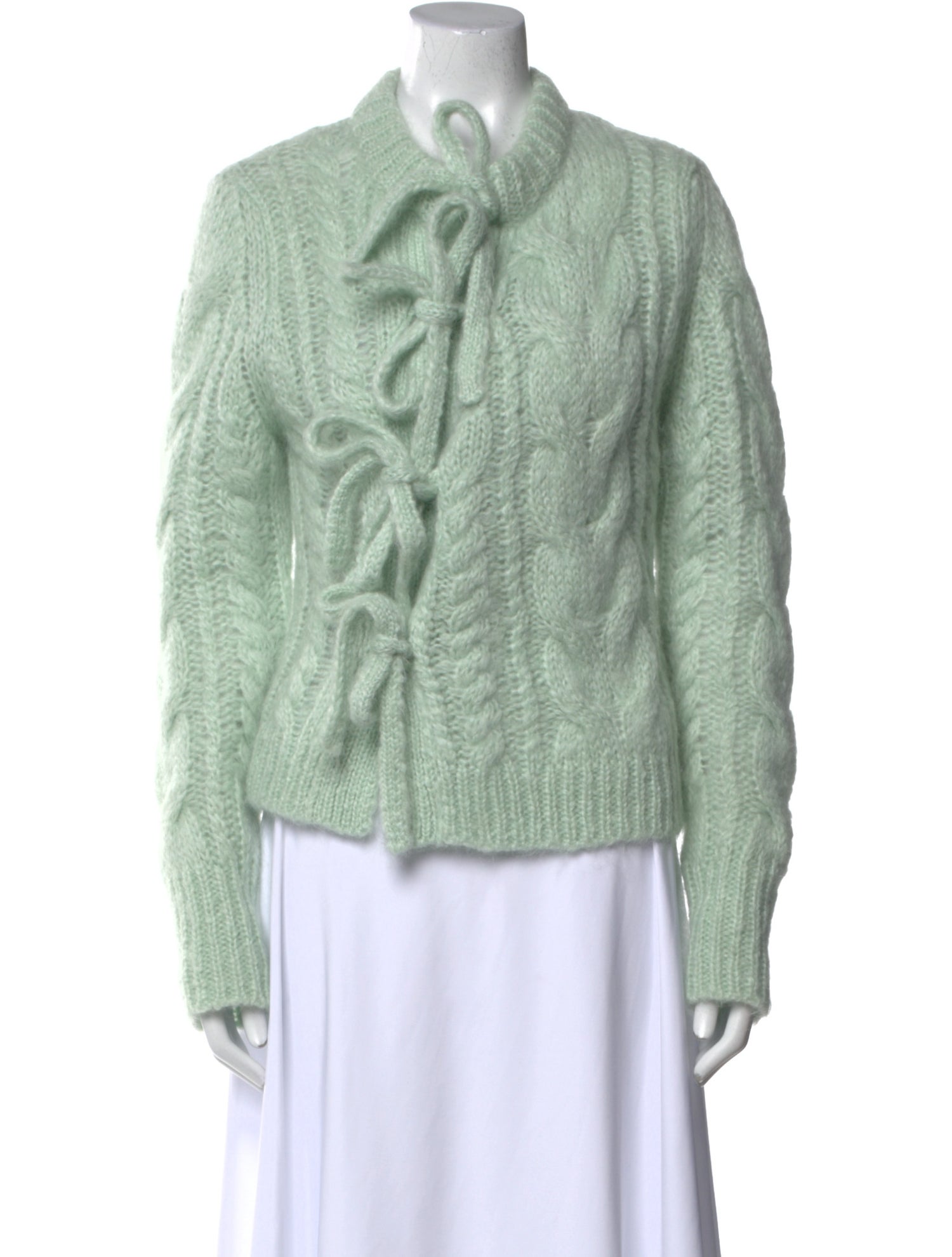 Cecilie Bahnsen Mohair Mock Neck Sweater