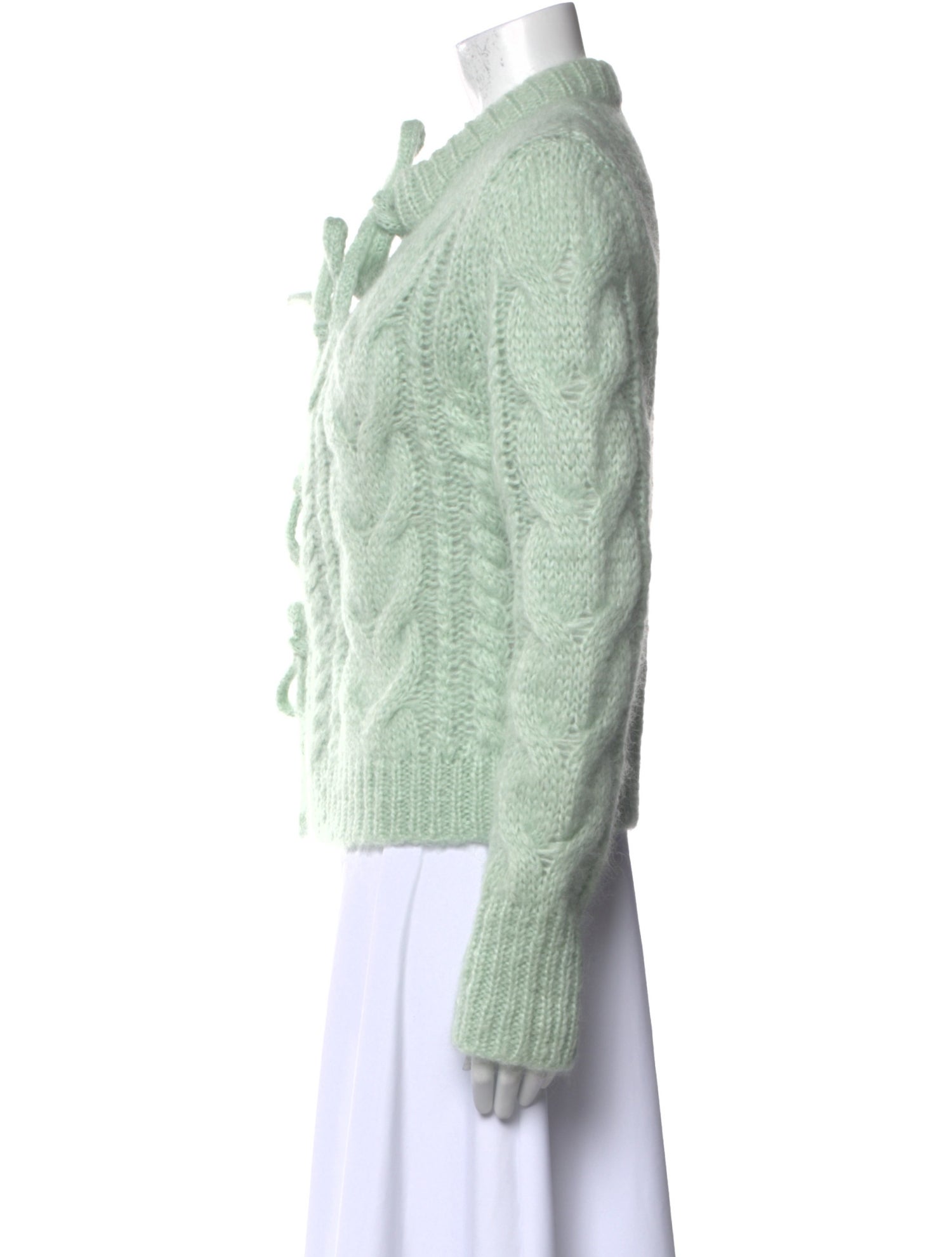 Cecilie Bahnsen Mohair Mock Neck Sweater