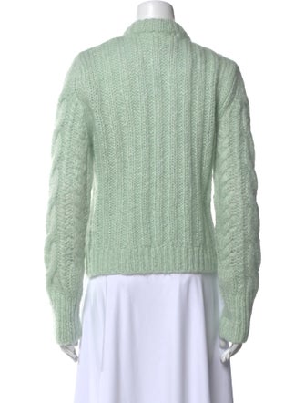 Cecilie Bahnsen Mohair Mock Neck Sweater