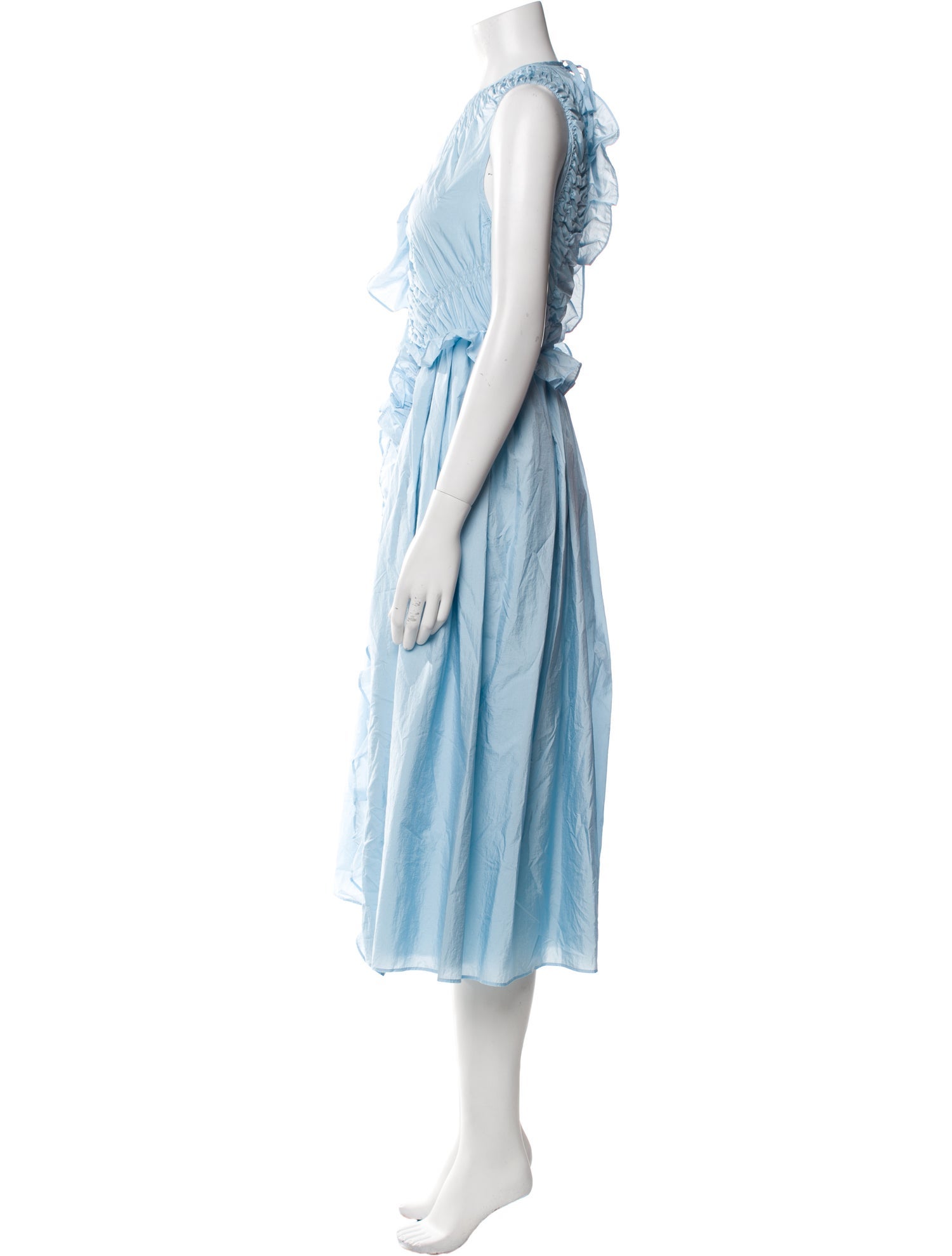 Cecilie Bahnsen Crew Neck Midi Length Dress w/ Tags