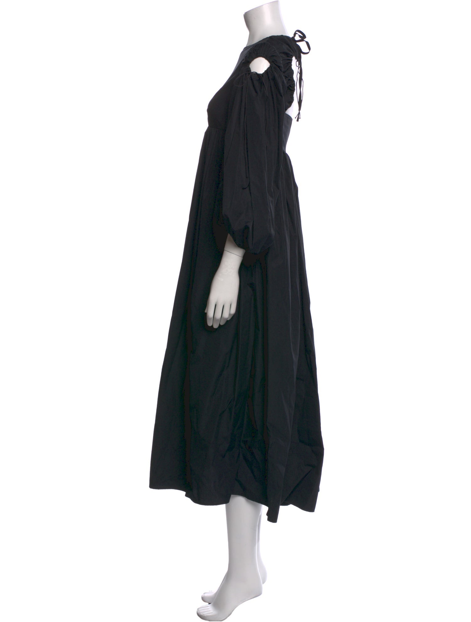 Cecilie Bahnsen Crew Neck Long Dress
