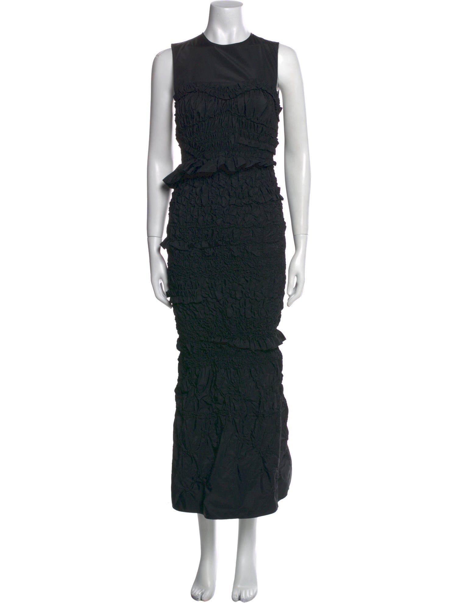 Cecilie Bahnsen Crew Neck Long Dress w/ Tags